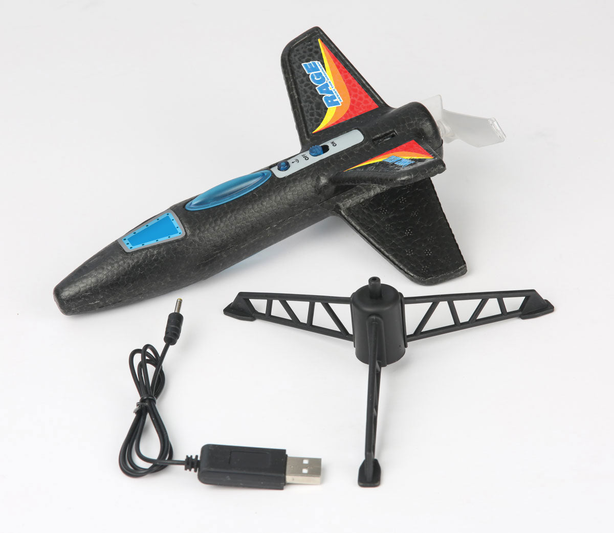 4130B - Spinner Missile - Black Electric Free-Flight Rocket