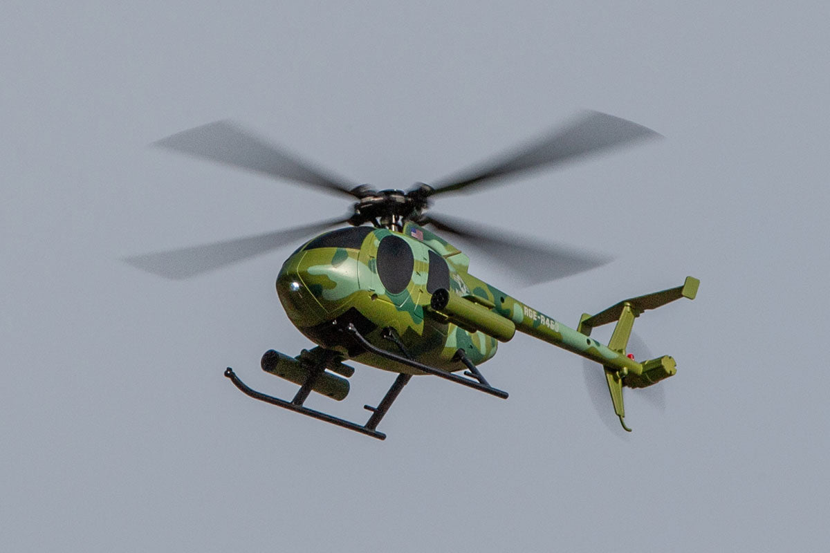 6100 - Hero-Copter Military, 4-Blade RTF Heli; Marines