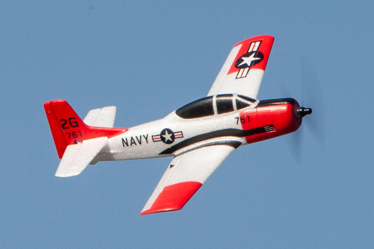 A1302 - T-28 Trojan Micro RTF Airplane w/PASS