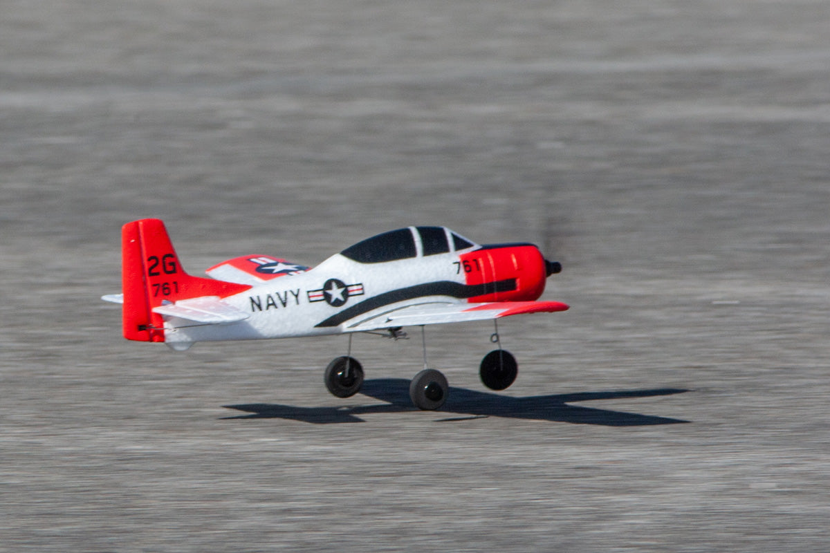 A1302 - T-28 Trojan Micro RTF Airplane w/PASS