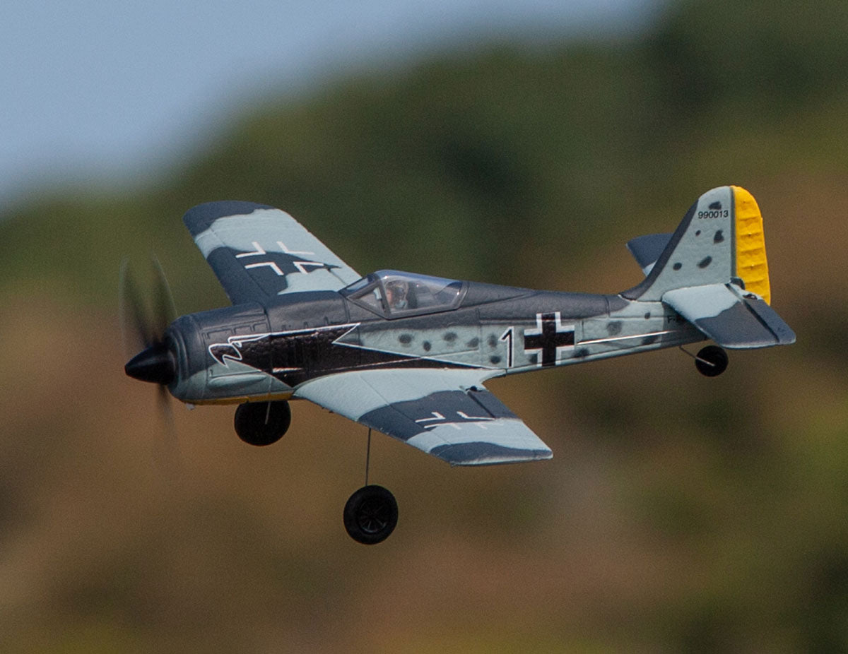 A1308 - Focke-Wulf Fw 190 Micro RTF Airplane with PASS (Pilot Assist Stability Software) System