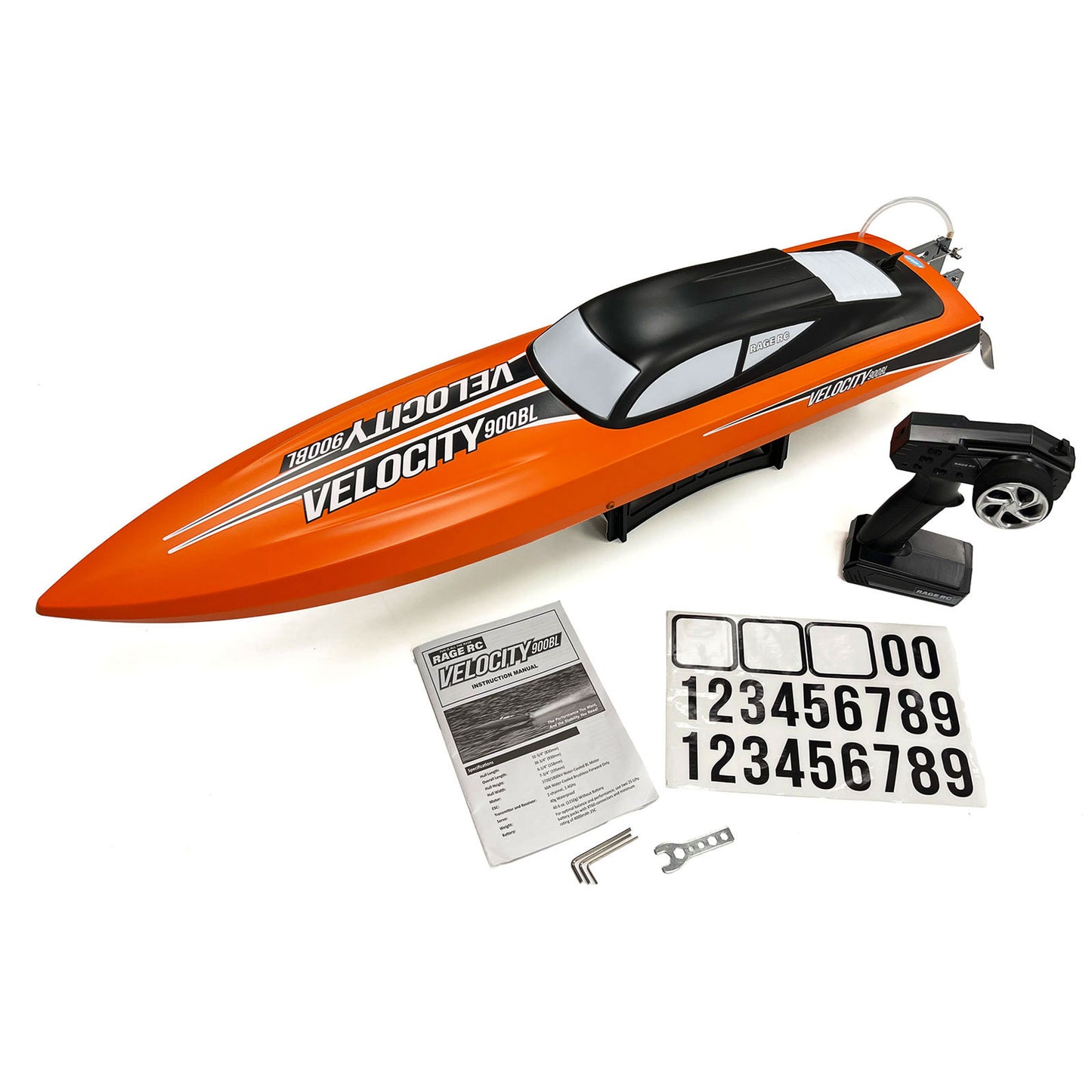 B1209 - Velocity 900BL Brushless Deep Vee RTR Boat