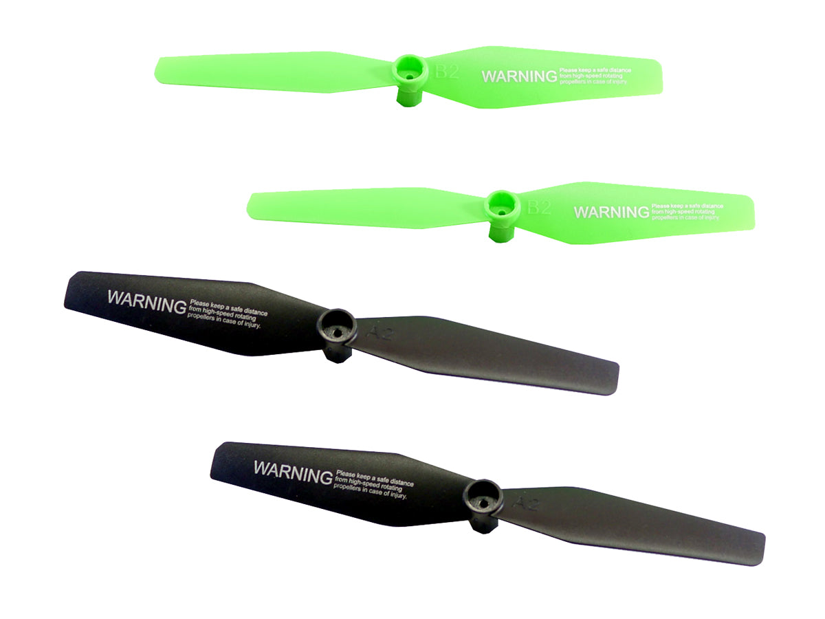 RGR4406G-Propeller-Set-4-Green-black