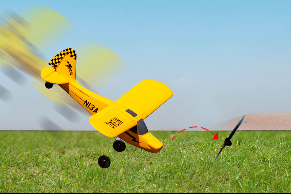 A1118 - Micro Sport Cub 400 3-Channel RTF Airplane with PASS System