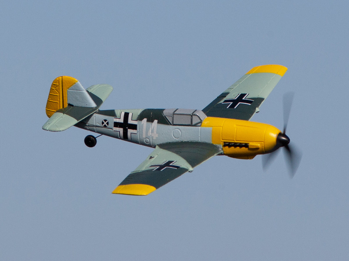 Discontinued - Use A1304V2 - A1304 - Messerschmitt Bf 109 Micro RTF Airplane w/PASS