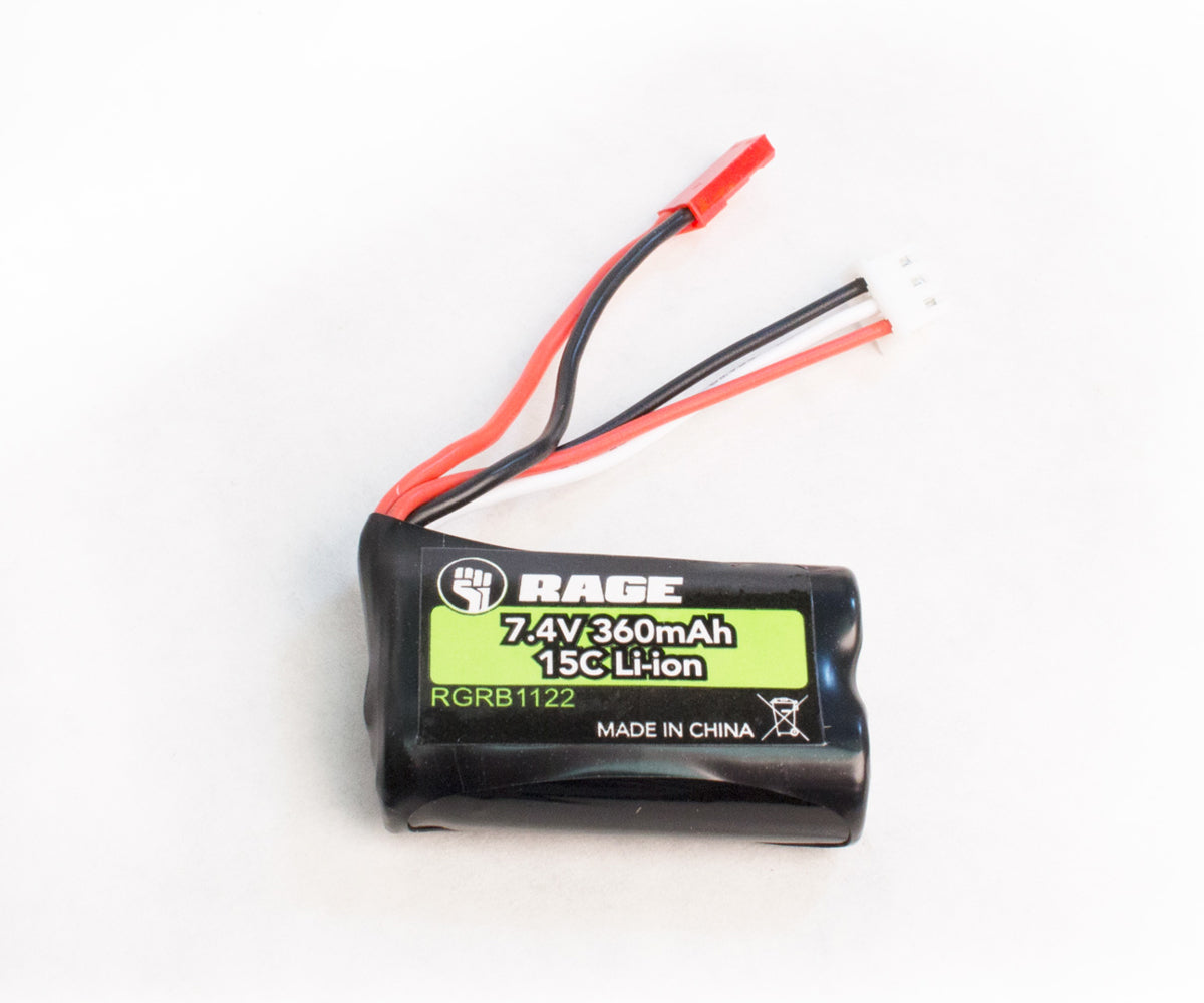 RGRB1122-7.4v-360mah-Li-ion-Battery;