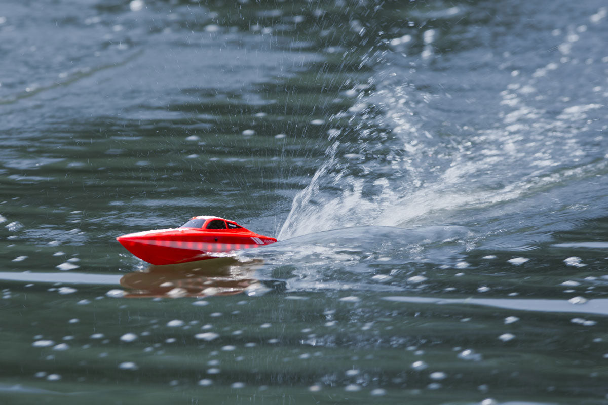 B1133 - LightWave Electric Micro RTR Boat; Red