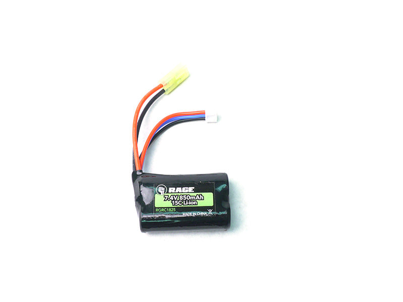 RGRC1825-7.4v,-850mah-Lipo-Battery: