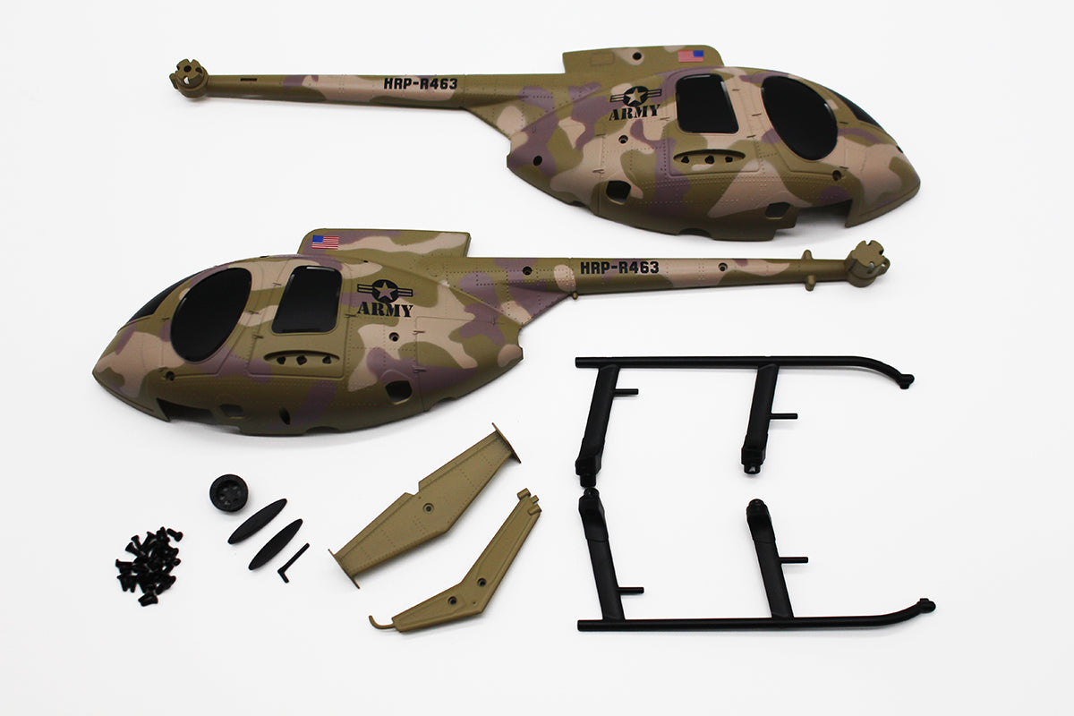 Hero-Copter Military Canopy Set; Army – Rage R/C