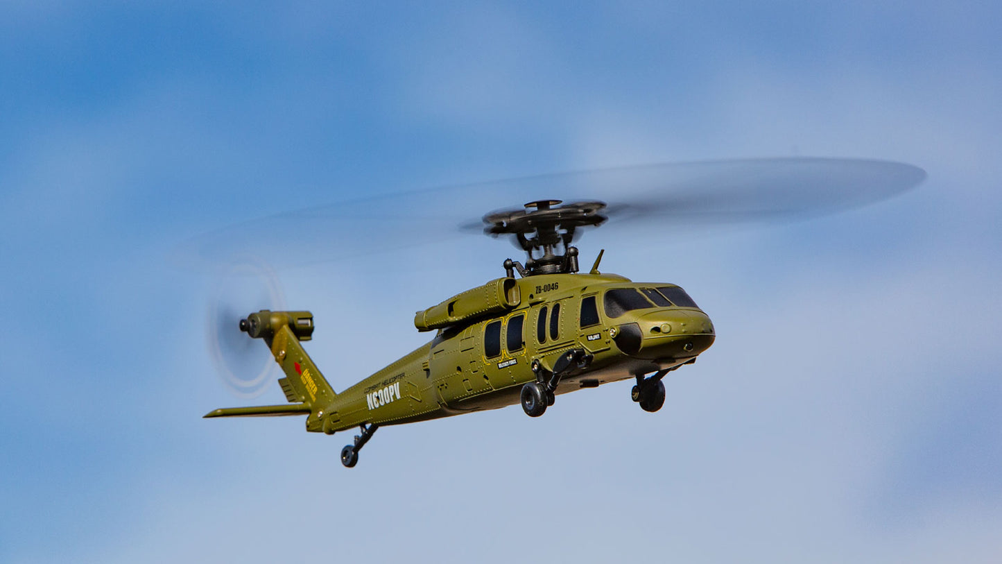 6150 - Hero-Copter BL, 4-Blade RTF Heli; Army