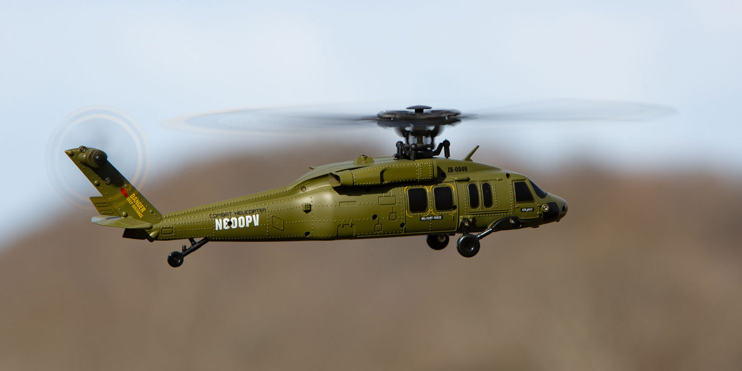 6150 - Hero-Copter BL, 4-Blade RTF Heli; Army