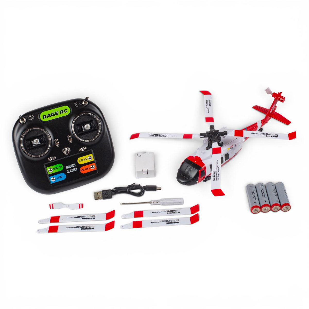 6151 - Hero-Copter BL, 4-Blade RTF Heli; Coast Guard
