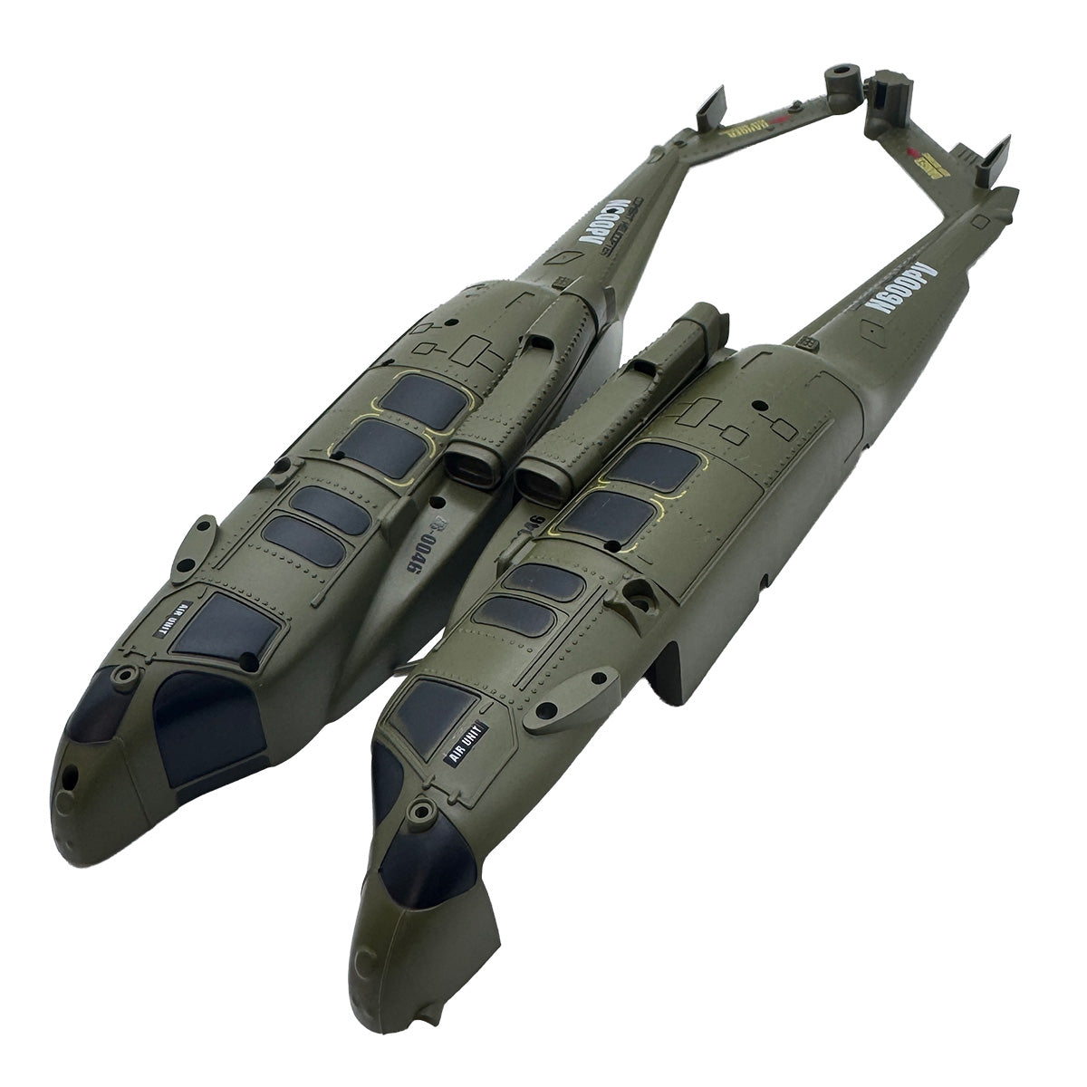 6184 - Canopy Set, Army; Hero-Copter BL