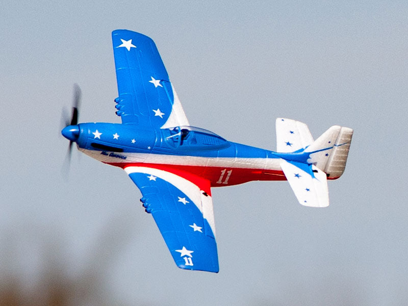 A1300V3 - P-51D Miss America Micro RTF Airplane with PASS (Pilot Assist Stability Software) System