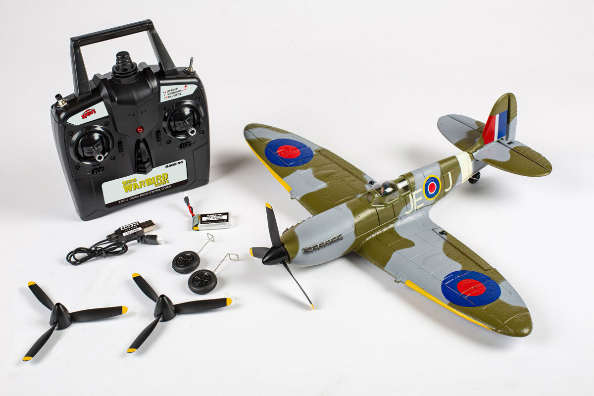Spitfire Rfm Supermarine Spitfire Micro RTF Airplane w/PASS – Rage R/C