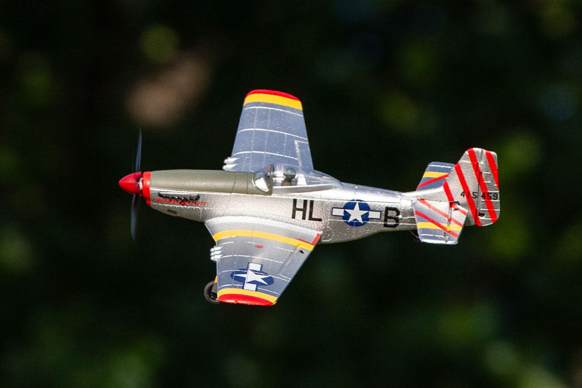 A1601 - P-51D Mustang 500mm Brushless RFT (Ready-for-Transmitter) Warbird with PASS System