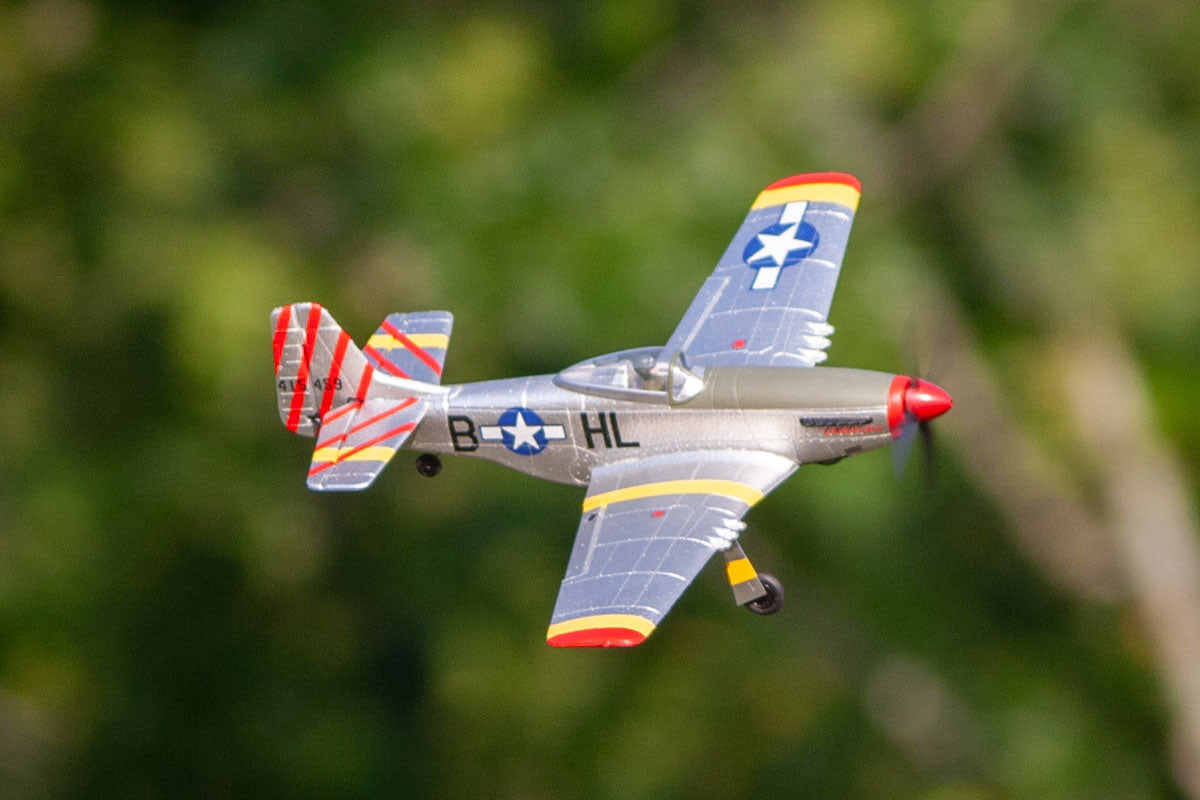 A1601 - P-51D Mustang 500mm Brushless RFT (Ready-for-Transmitter) Warbird with PASS System