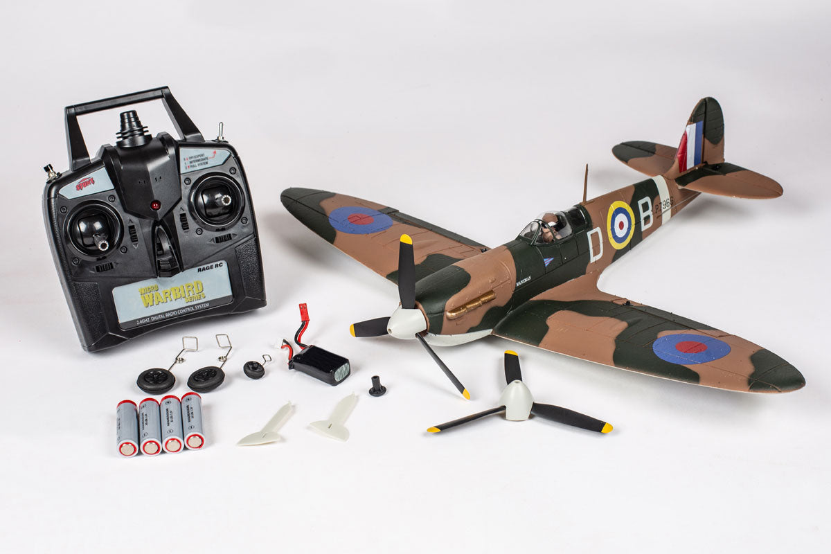 A1606 - RAF Spitfire BL 500mm RTF Warbird with PASS (Pilot Assist Stability Software) System