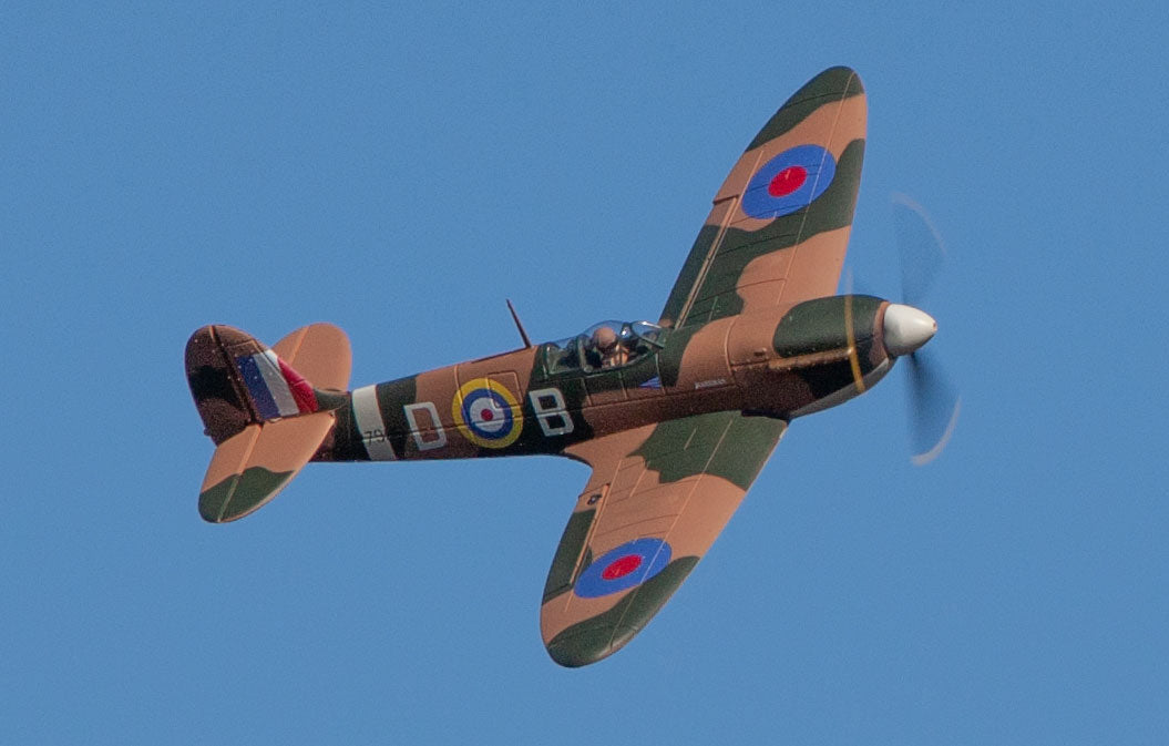 A1607 - RAF Spitfire BL 500mm RFRT (Ready-for-Rage-Transmitter) Warbird with PASS System