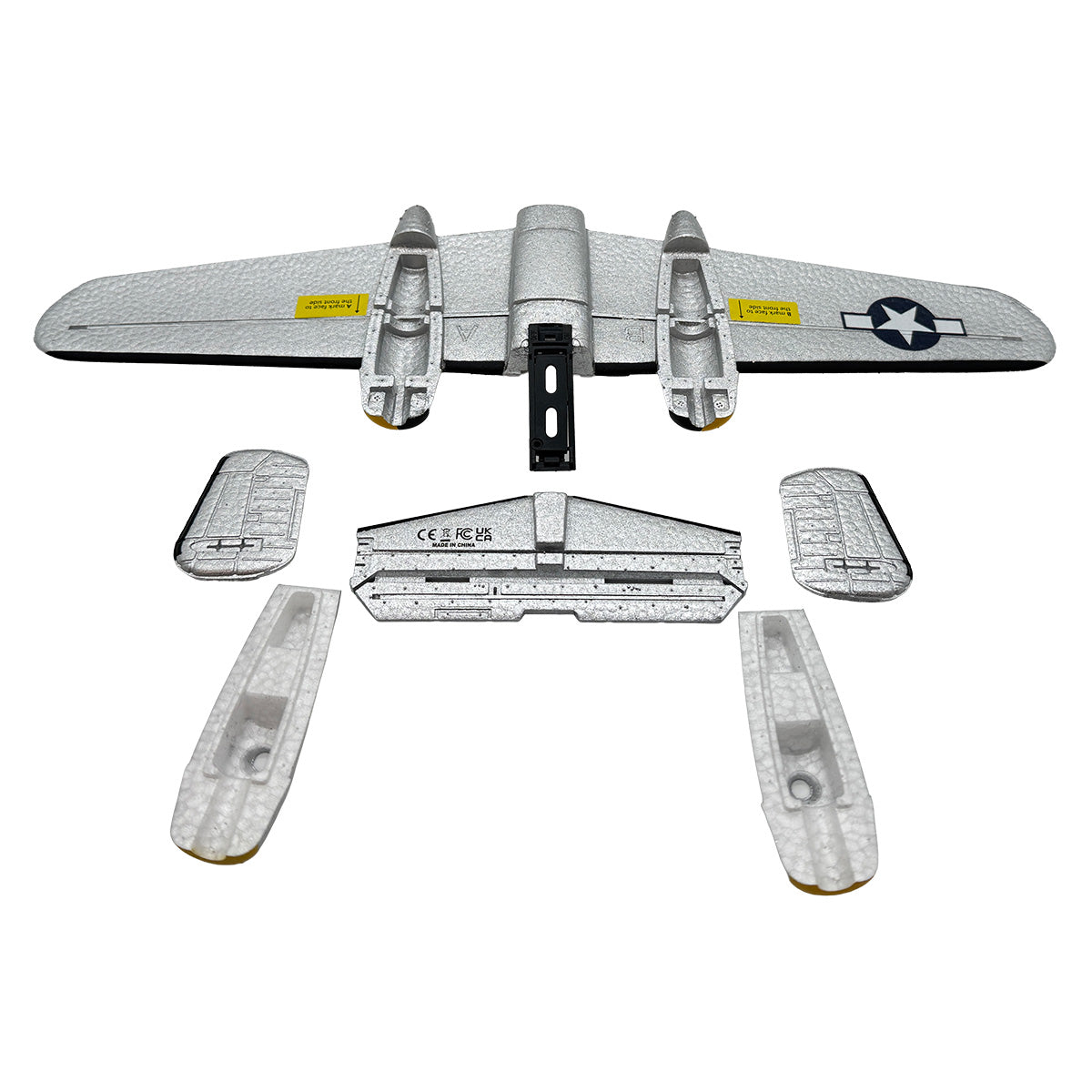 RGRA1811-Main-Wing-And-Tail;-Micro-B-25