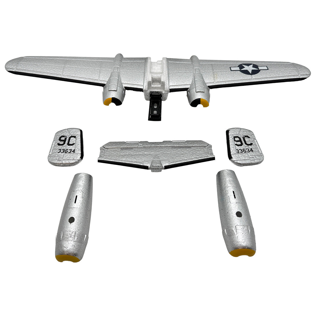 A1811 - Main Wing and Tail; Micro B-25