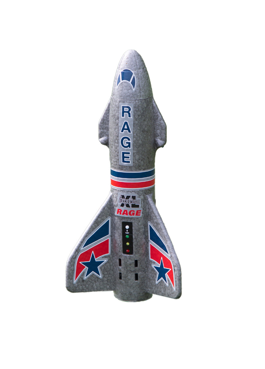 4150G - Spinner Missile XL Electric Free-Flight Rocket with Parachute and  LEDs, Gray