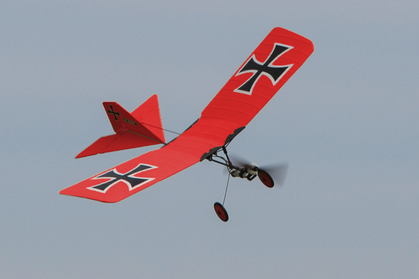 A1112 - Vintage Stick Micro RTF Airplane (Red)