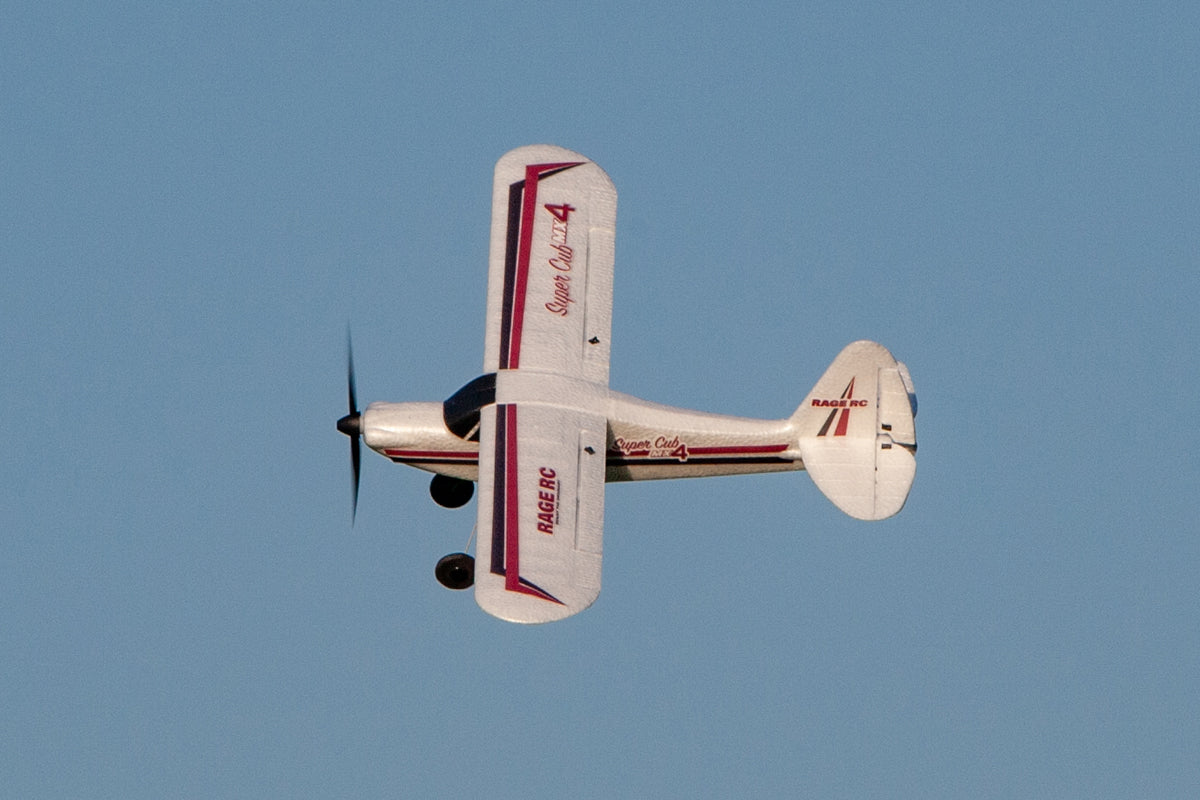 A1114 - Super Cub MX4 Micro EP 4-Channel RTF Airplane with PASS System