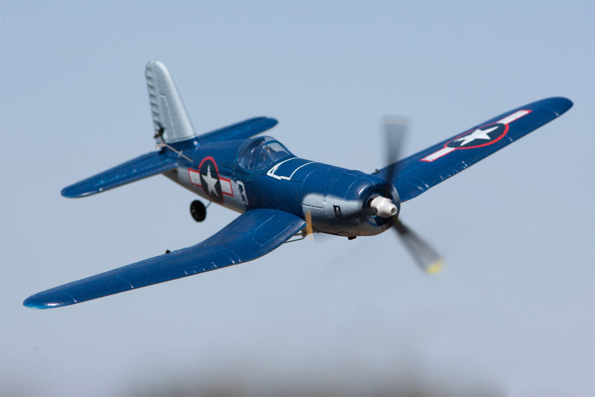 A1301V2 - F4U Corsair Jolly Rogers Micro RTF Airplane with PASS (Pilot Assist Stability Software) System
