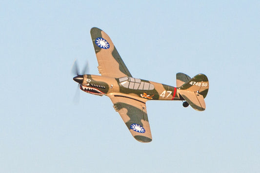 A1305 - Curtiss P-40 Warhawk Micro RTF Airplane w/PASS