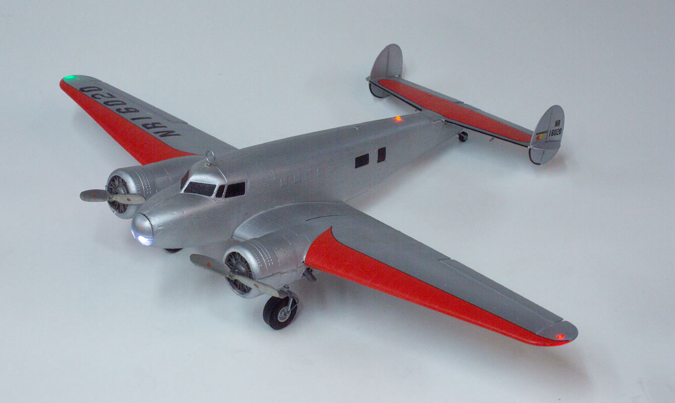 Lockheed Electra Micro RFT Airplane (Requires Futaba Transmitter)